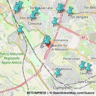 Mappa Via del Casale Revori, 00173 Roma RM, Italia (3.154)