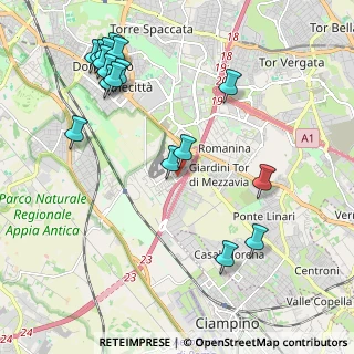 Mappa Via del Casale Revori, 00173 Roma RM, Italia (2.60588)