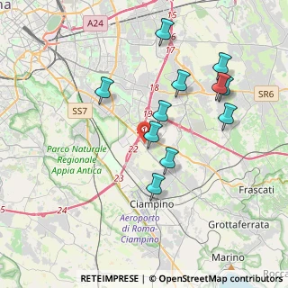 Mappa Mezzavia- Billi, 00173 Roma RM, Italia (3.91545)