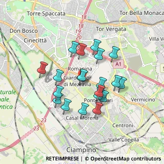 Mappa Via Gasperina, 00173 Roma RM, Italia (1.5895)