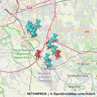 Mappa Via Gasperina, 00173 Roma RM, Italia (3.16692)