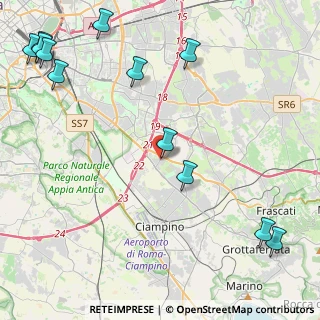 Mappa Via Gasperina, 00173 Roma RM, Italia (6.5375)