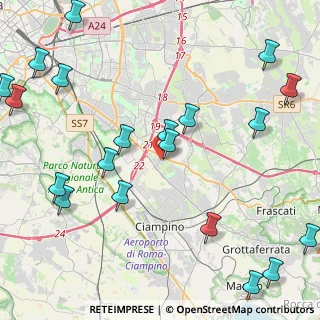 Mappa Via Gasperina, 00173 Roma RM, Italia (6.185)