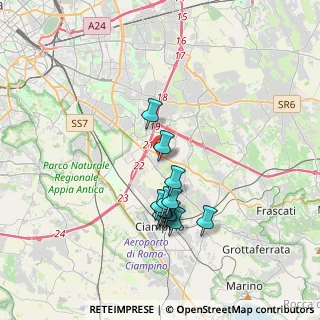 Mappa Via Gasperina, 00173 Roma RM, Italia (3.28333)