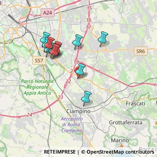 Mappa Via Gasperina, 00173 Roma RM, Italia (3.82333)