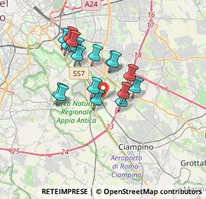 Mappa Via delle Capannelle, 00178 Roma RM, Italia (2.99941)