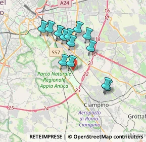 Mappa Via delle Capannelle, 00178 Roma RM, Italia (3.32071)
