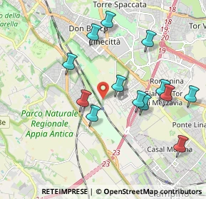 Mappa Via delle Capannelle, 00178 Roma RM, Italia (2.06231)