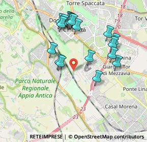 Mappa Via delle Capannelle, 00178 Roma RM, Italia (2.035)
