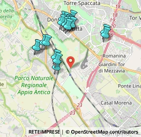 Mappa Via delle Capannelle, 00178 Roma RM, Italia (2.053)