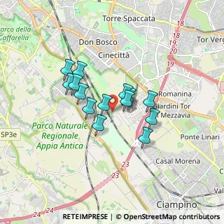 Mappa Via delle Capannelle, 00178 Roma RM, Italia (1.33214)