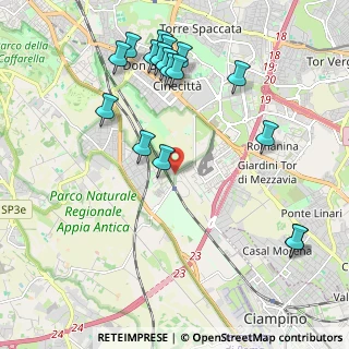 Mappa Via delle Capannelle, 00178 Roma RM, Italia (2.50941)