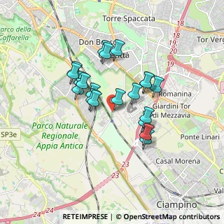 Mappa Via delle Capannelle, 00178 Roma RM, Italia (1.495)