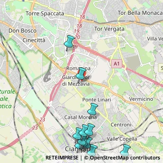Mappa Via Dipignano, 00173 Roma RM, Italia (3.285)