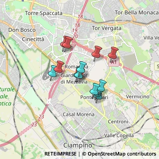 Mappa Via Dipignano, 00173 Roma RM, Italia (1.27154)