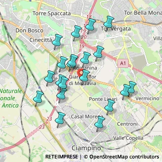 Mappa Via Riccardo Billi, 00173 Roma RM, Italia (1.935)