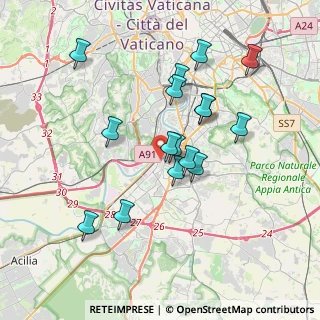 Mappa Piazzale dei Santi Pietro e Paolo, 00144 Roma RM, Italia (3.58688)