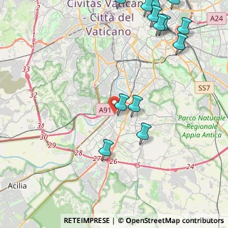 Mappa Piazzale dei Santi Pietro e Paolo, 00144 Roma RM, Italia (6.63267)