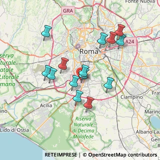 Mappa Piazzale dei Santi Pietro e Paolo, 00144 Roma RM, Italia (7.03143)