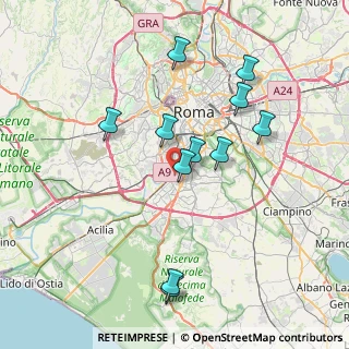 Mappa Piazzale dei Santi Pietro e Paolo, 00144 Roma RM, Italia (7.73091)