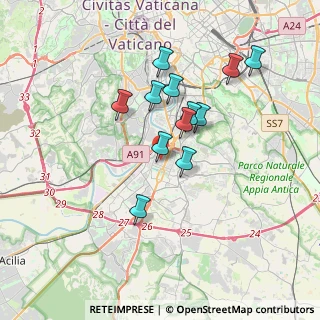 Mappa P.le Luigi Sturzo, 00144 Roma RM, Italia (3.21333)