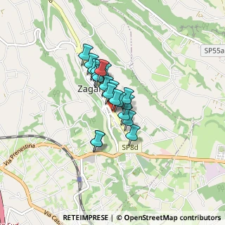 Mappa Via valle del formale, 00039 Zagarolo RM, Italia (0.5365)