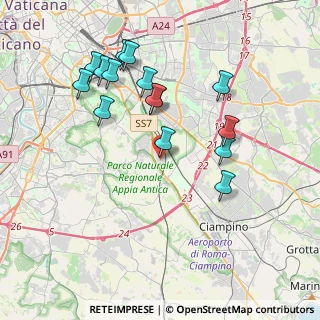 Mappa Via Squillace, 00178 Roma RM, Italia (4.10867)