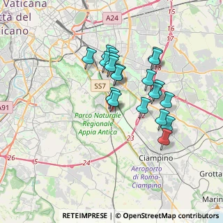 Mappa Via Squillace, 00178 Roma RM, Italia (3.2335)