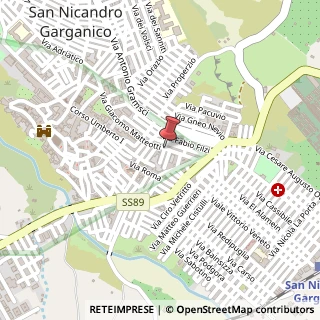 Mappa Via Giacomo Matteotti, 52, 71015 San Nicandro Garganico FG, Italia, 71015 San Nicandro Garganico, Foggia (Puglia)