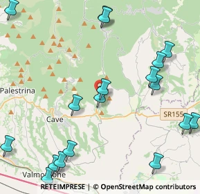 Mappa Corso Cardinali Vannutelli, 00030 Genazzano RM, Italia (6.07895)