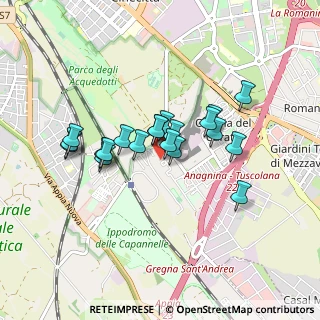 Mappa Via Pellaro, 00178 Roma RM, Italia (0.723)