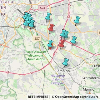 Mappa Via Pellaro, 00178 Roma RM, Italia (4.56125)