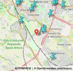 Mappa Via Pellaro, 00178 Roma RM, Italia (2.99692)