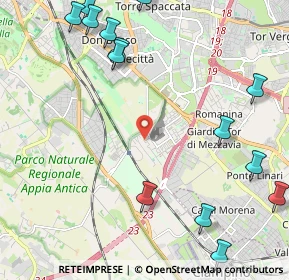 Mappa Via Pellaro, 00178 Roma RM, Italia (3.12786)