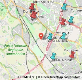 Mappa Via Pellaro, 00178 Roma RM, Italia (2.56636)