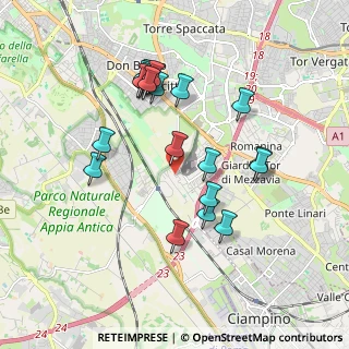 Mappa Via Pellaro, 00178 Roma RM, Italia (1.8905)