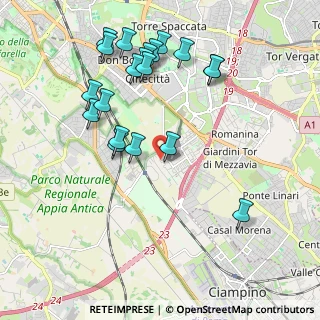Mappa Via Pellaro, 00178 Roma RM, Italia (2.273)