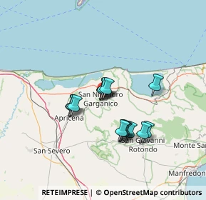 Mappa Via Antonio Russo, 71015 San Nicandro Garganico FG, Italia (11.08267)