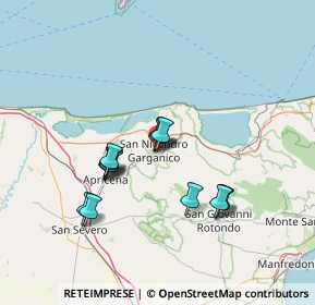 Mappa Via Antonio Russo, 71015 San Nicandro Garganico FG, Italia (12.73143)