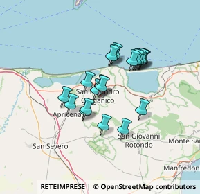 Mappa Via Antonio Russo, 71015 San Nicandro Garganico FG, Italia (10.815)