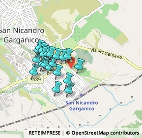 Mappa Via Antonio Russo, 71015 San Nicandro Garganico FG, Italia (0.369)