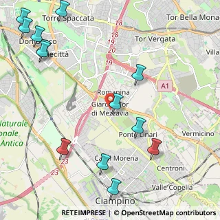 Mappa Via Salvatori Renato, 00173 Roma RM, Italia (3.09615)