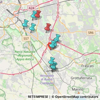 Mappa Via Salvatori Renato, 00173 Roma RM, Italia (3.58)