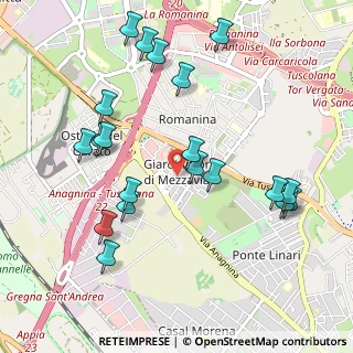 Mappa Via Salvatori Renato, 00173 Roma RM, Italia (1.158)