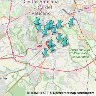 Mappa Viale Leone Tolstoj, 00144 Roma RM, Italia (2.91733)