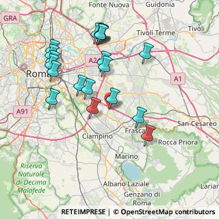 Mappa Via Antonio Pagliaro, 00133 Roma RM, Italia (8.6525)