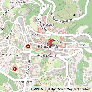 Mappa Corso Pierluigi, 22, 00036 Palestrina, Roma (Lazio)
