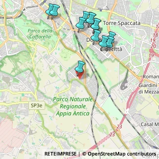 Mappa Via Zosimo, 00178 Roma RM, Italia (2.59154)