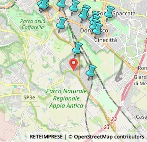 Mappa Via Zosimo, 00178 Roma RM, Italia (2.67867)