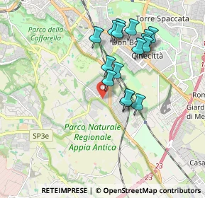 Mappa Via Zosimo, 00178 Roma RM, Italia (1.78125)